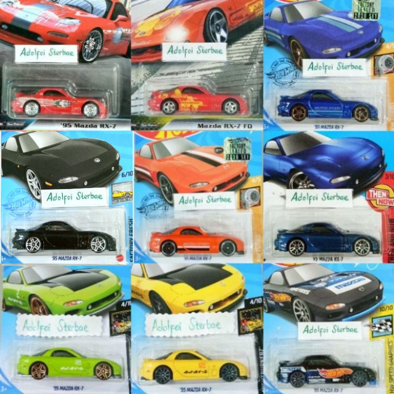 Hot wheels 95 mazda rx7 rx 7 rx-7 FD 