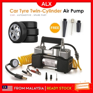 Buy Cylinder Air Compressor Heavy Duty Pump Double Cylinder Pump Tyre 12v Car Compressor Pam Tayar Kereta Alat Pam Tayar Seetracker Malaysia