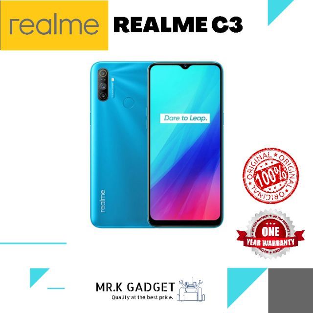 Ready Stock Realme C3 3 32gb Original Malaysia Set
