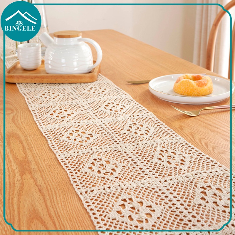 senya Mermaid Scale Fabric Table Runner Place Mats 13 x 90 inch for Kitchen Dining Wedding Party Table Decor Party Decoration