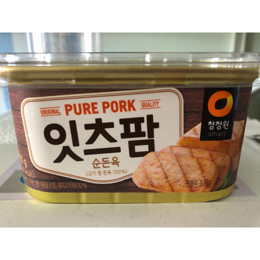 Premium Korea CJO Luncheon Meat Pure Pork 韩国清净园 猪肉高级午餐肉 190G | Shopee ...