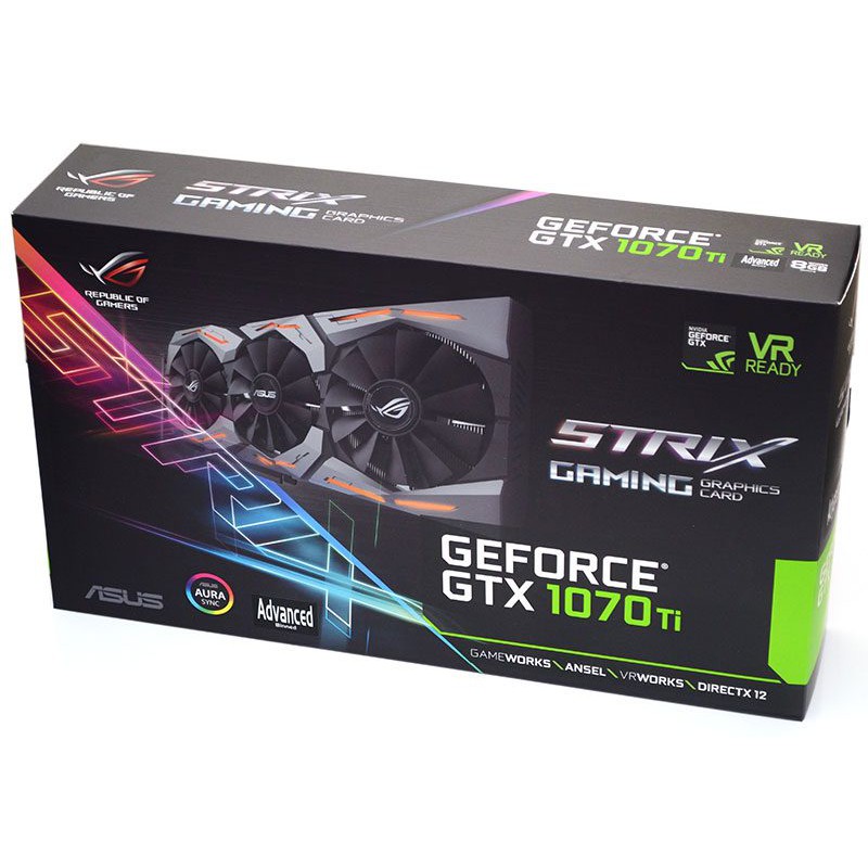 Asus Rog Strix Geforce Gtx 1070 Ti Rog Strix Gtx1070ti A8g Gaming Shopee Malaysia