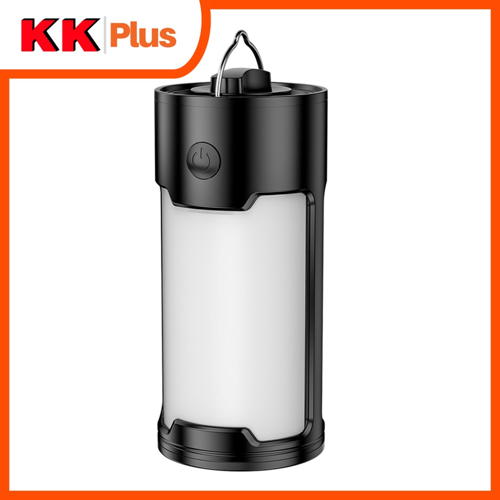 Portable Led Bulb USB Rechargeable Lamp Camping Hanging Light Black ...