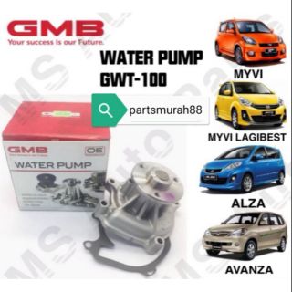 Gmb Water Pump Assy For Perodua Alza Myvi Myvi Lagi Best Toyota Avanza