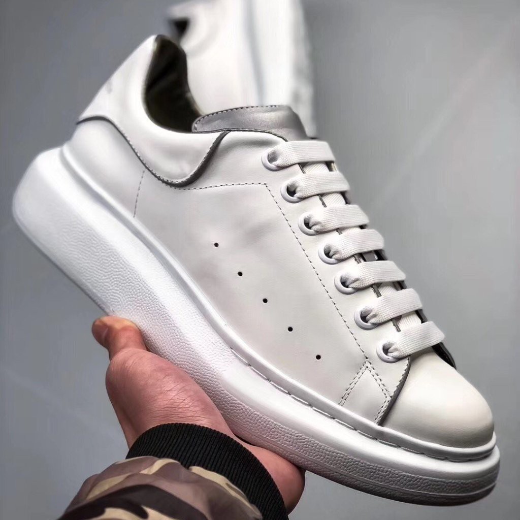 women's reflective alexander mcqueen trainers