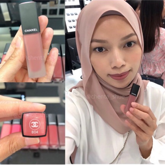 Chanel Rouge Allure Ink Fusion in 804 Mauvy Nude (NEW IN BOX) | Shopee  Malaysia