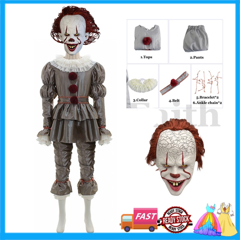 Maschera Di Pennywise Maschera Da Clown IT Maschera Da