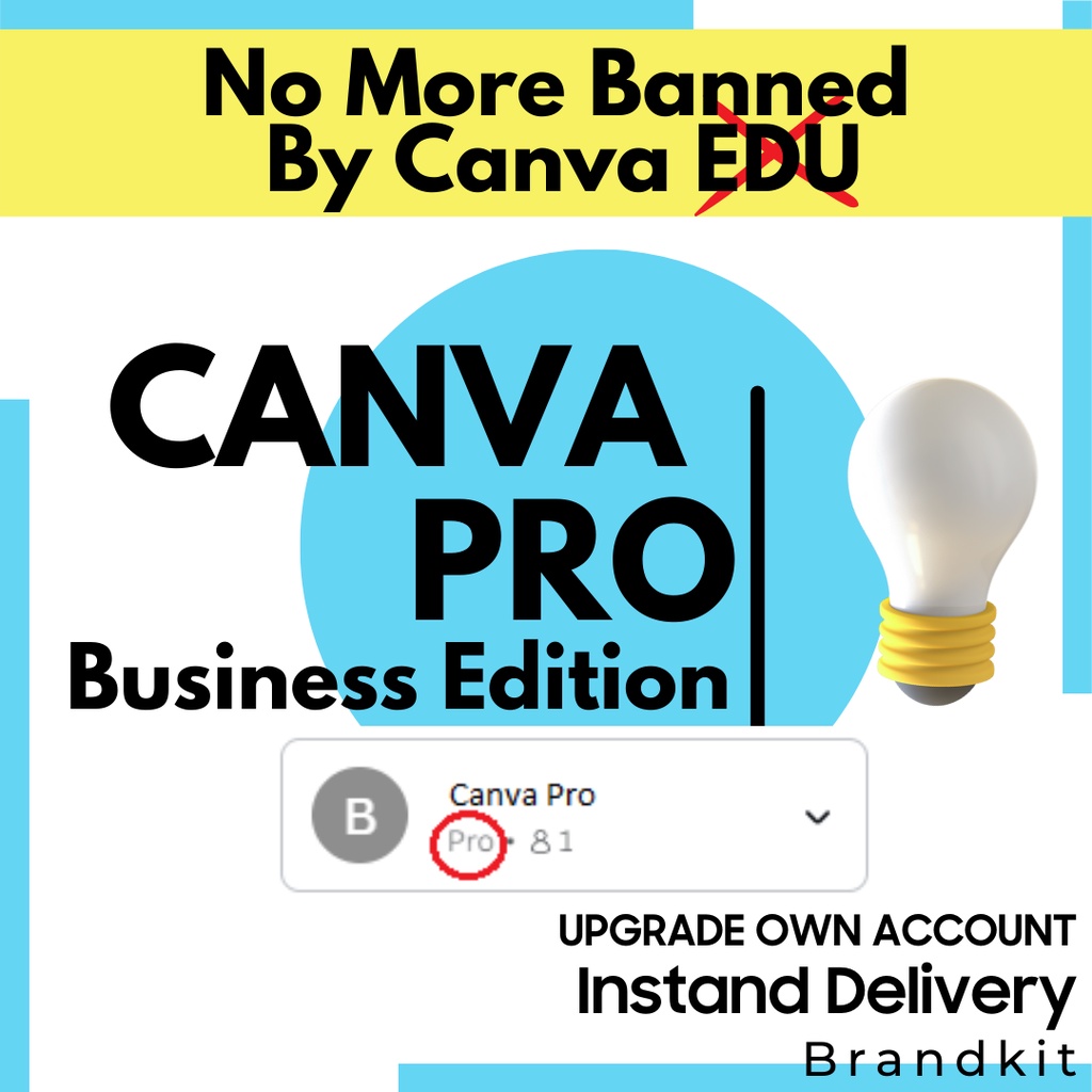 Canva PRO Business Subscription | Premium Template | Background Remove |  iOS | Android | PC | macOS | Shopee Malaysia