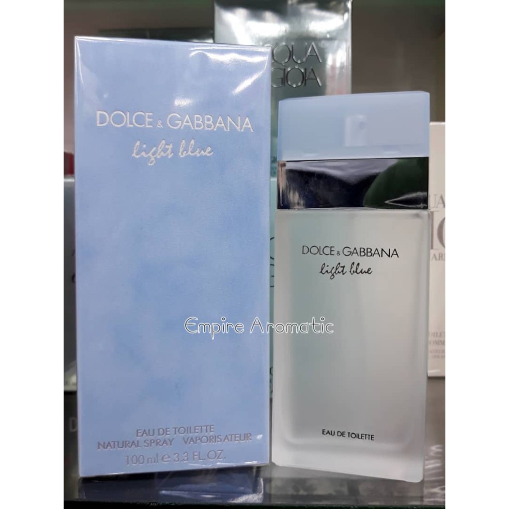 women's dolce & gabbana light blue