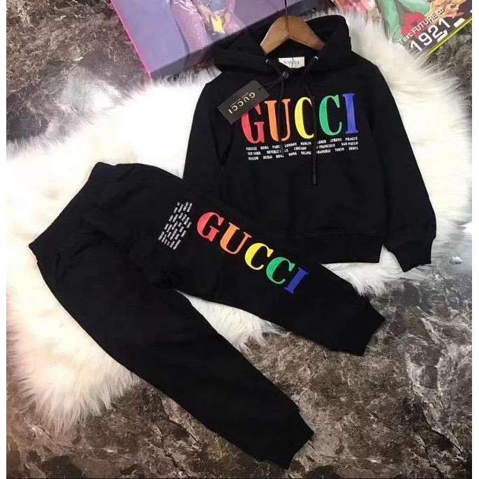 Gucci New Luxury Brand Clothes Leggings and Crop Top Set For Women