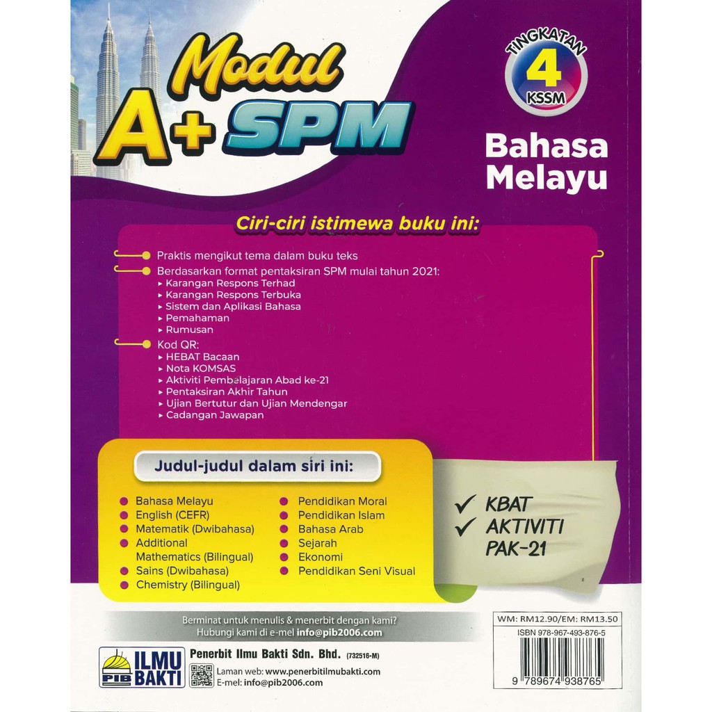 Buy ST  Modul A+ SPM  Bahasa Melayu  Tingkatan 4 KSSM (2021