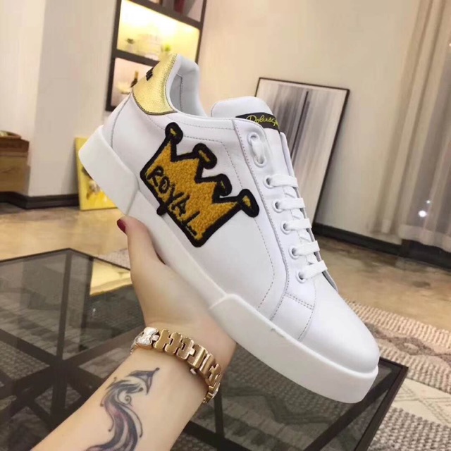 Dolce & Gabbana Portfolio royal ? patch Sneakers ? | Shopee Malaysia