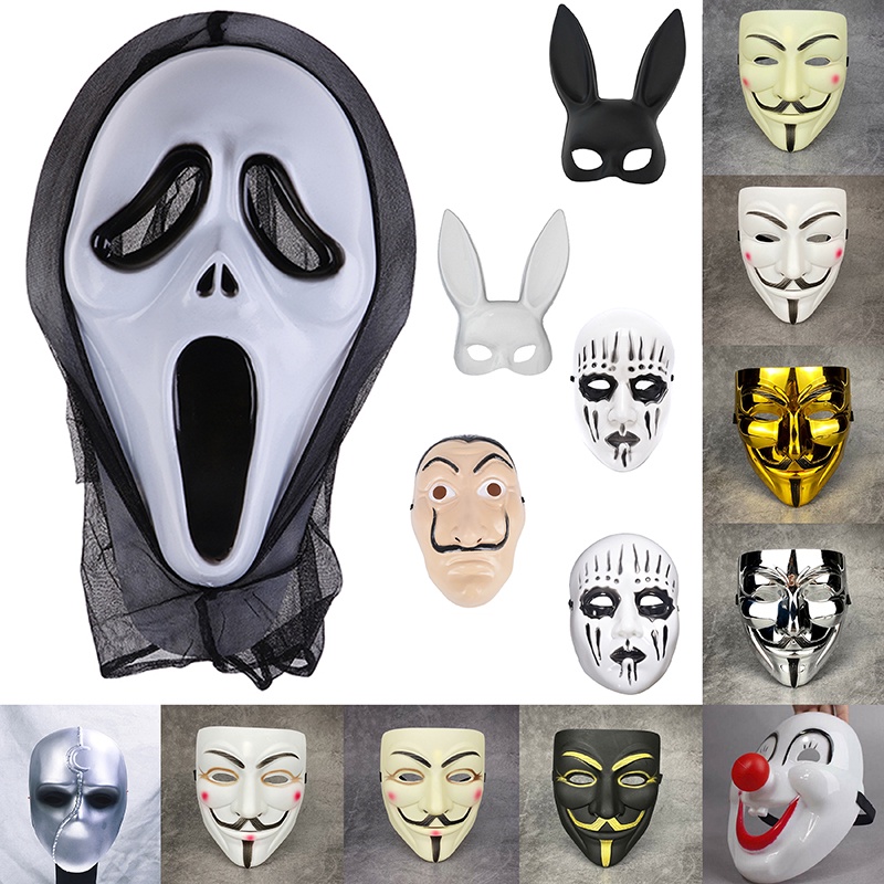 [cxGUYU] V For Vendetta Hacker Mask/Anime Cosplay Mask Halloween Party