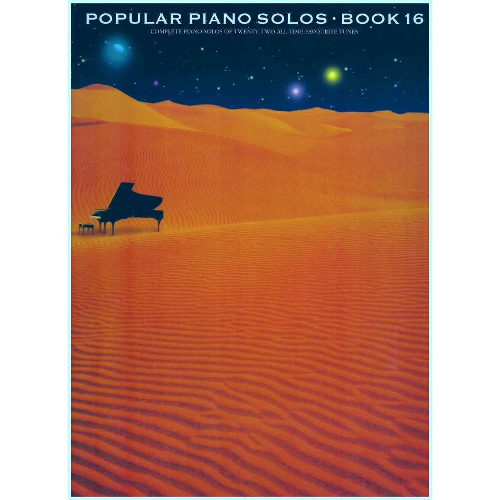 Popular Piano Solos Book 16 / Piano Solo Book / Music Book