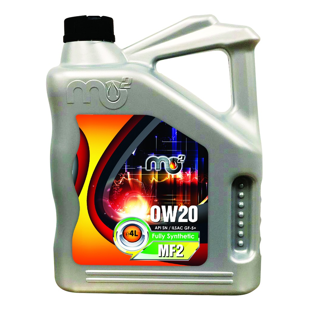 MO2 MF2 SAE OW20 FULLY SYNTHETIC CAR ENGINE OIL (4 LITRES) | Shopee ...