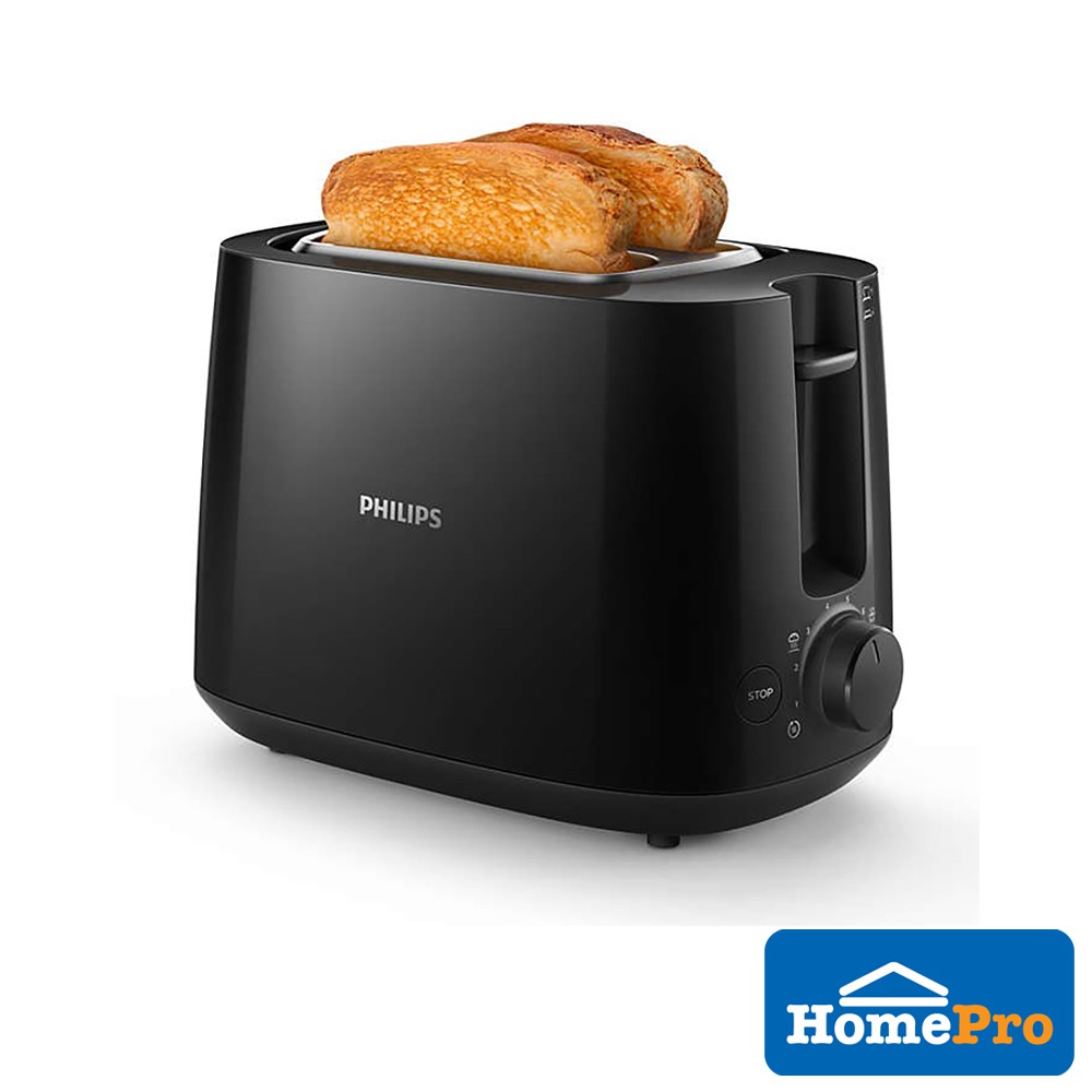 PHILIPS TOASTER 2PCS HD2581/91 BLACK