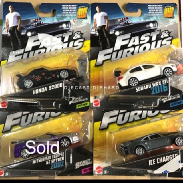 mattel fast and furious 32 car set