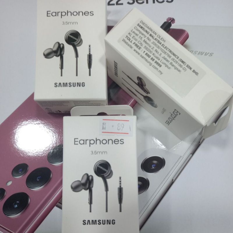 Samsung original earphone eo ia500 3 5mm headjack shopee malaysia