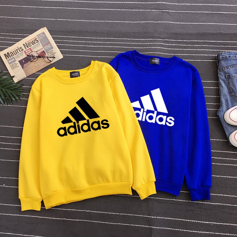 yellow adidas sweatshirt womens