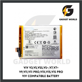 GADGET WORLD [ READY STOCK ] Viv Compatible Battery - Viv V3,V5,V5s,V5+,V7,V7+,V9,V11,V11 Pro,V11i,V15,V15 Pro/V19/V20SE