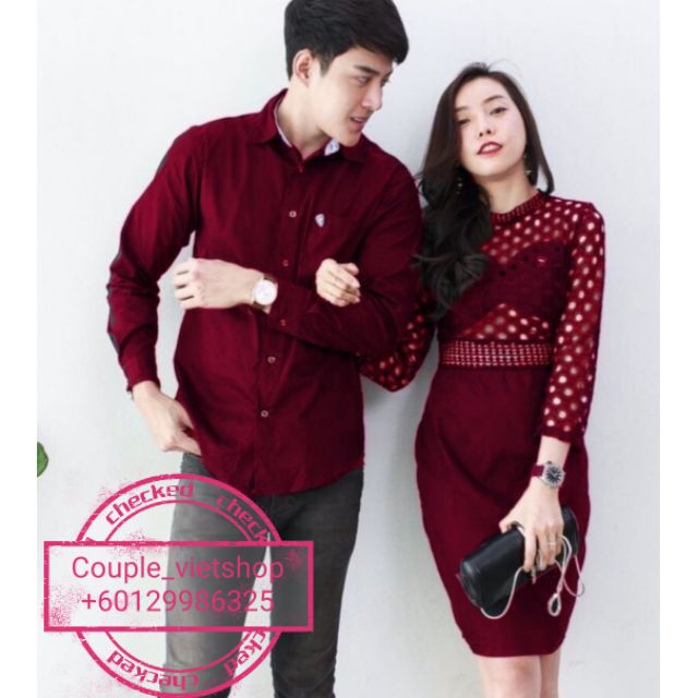 couple dress shirt