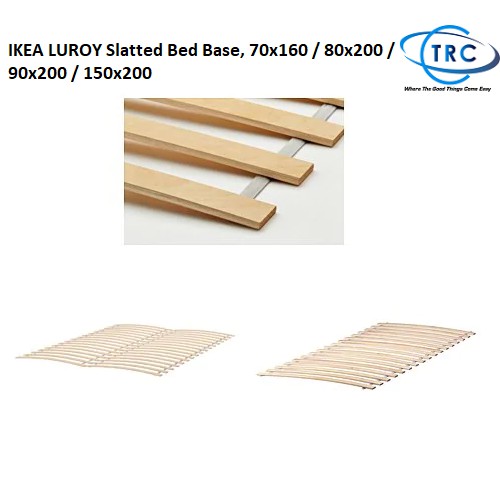 Luroy Slatted Bed Base 70x160 80x200, Luroy Slatted Bed Base Queen Ikea