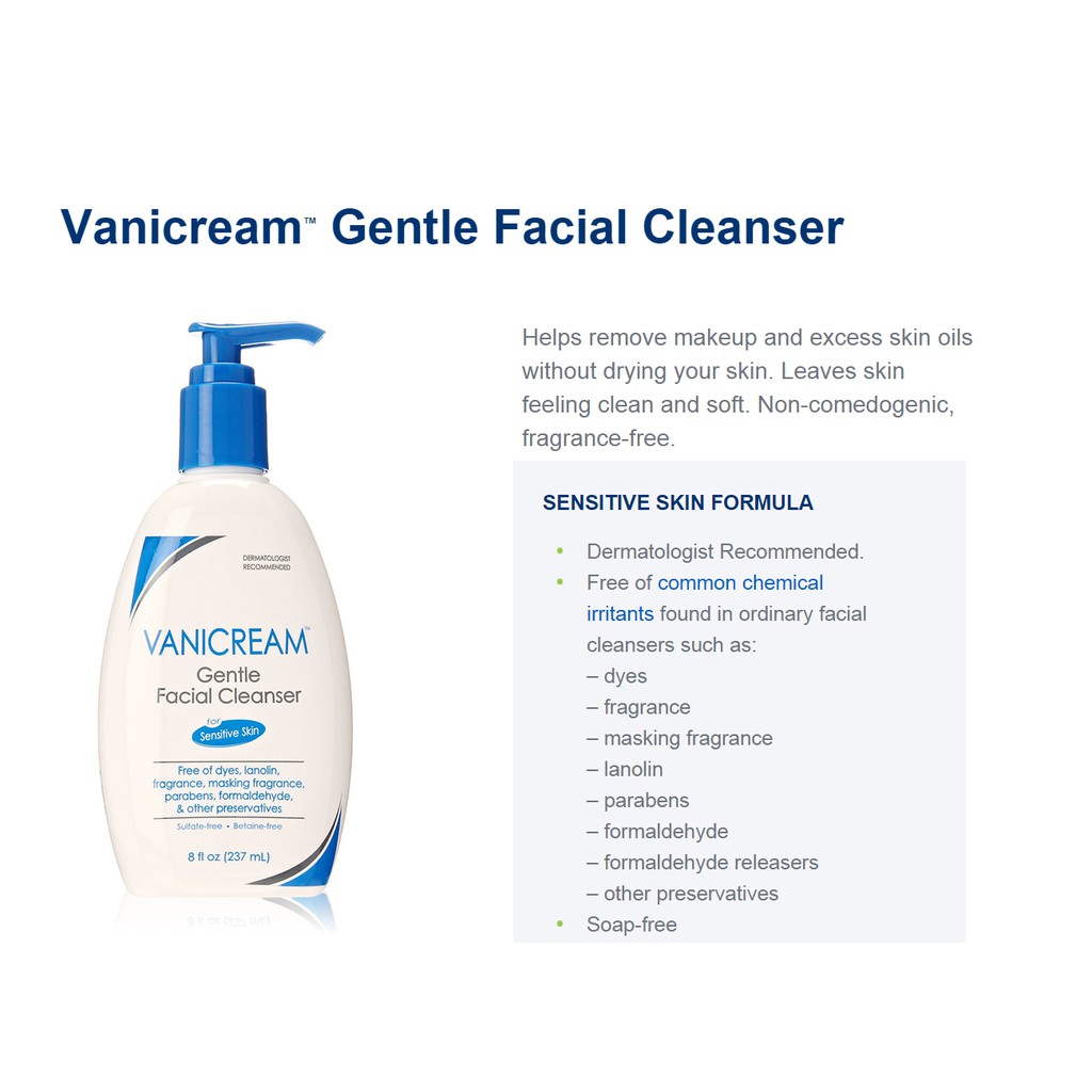 vanicream gentle