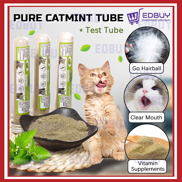 10g Catnip Powder Test Tube Nature Cat Mint Catnip For Pet Kitten 