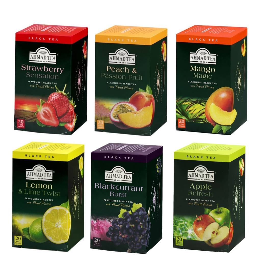 Ahmad Tea Black Fruit Tea Assorted (20 tea bags) Shopee Malaysia