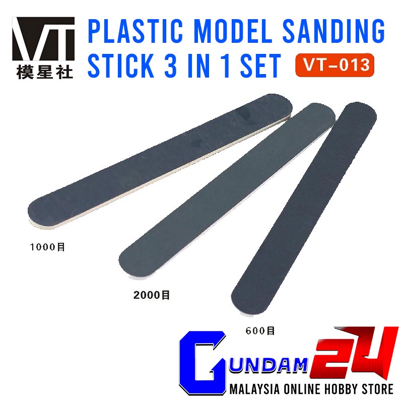 (VT MODEL) Sanding Stick 3 in 1 Gunpla Gundam Plastic Model Kit Figure