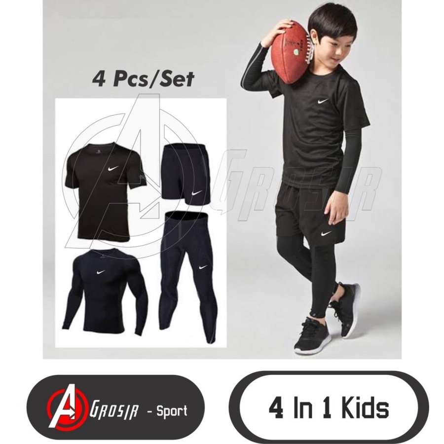 4 IN 1 Jersey Package+Shortpants+Shorts+Lagging Kids