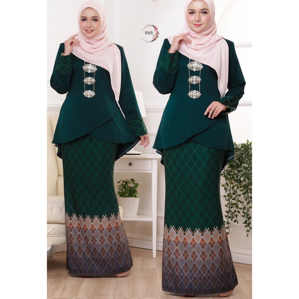 Baju Kurung Peplum Songket Damia