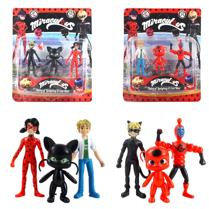 ladybug and cat noir dolls