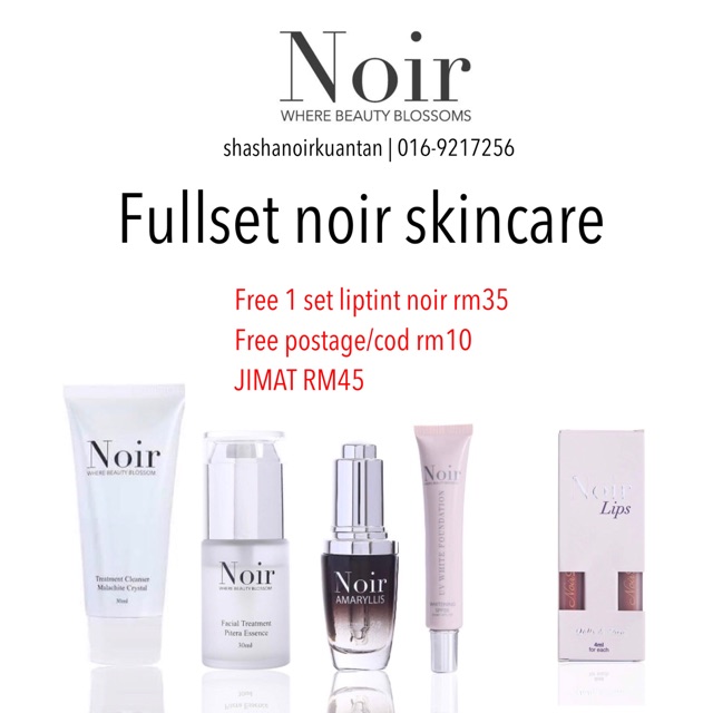 noir skincare set