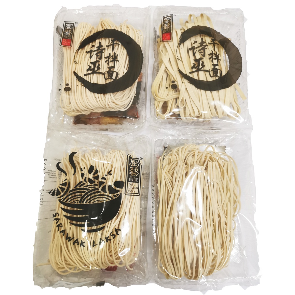 DEAL [NON HALAL] SINGLE PACK KOSONG / PLAIN NOODLE The Kitchen Food SIBU Kampua Instant Noodle Series 厨艺 诗巫干盘面 系列 单包装