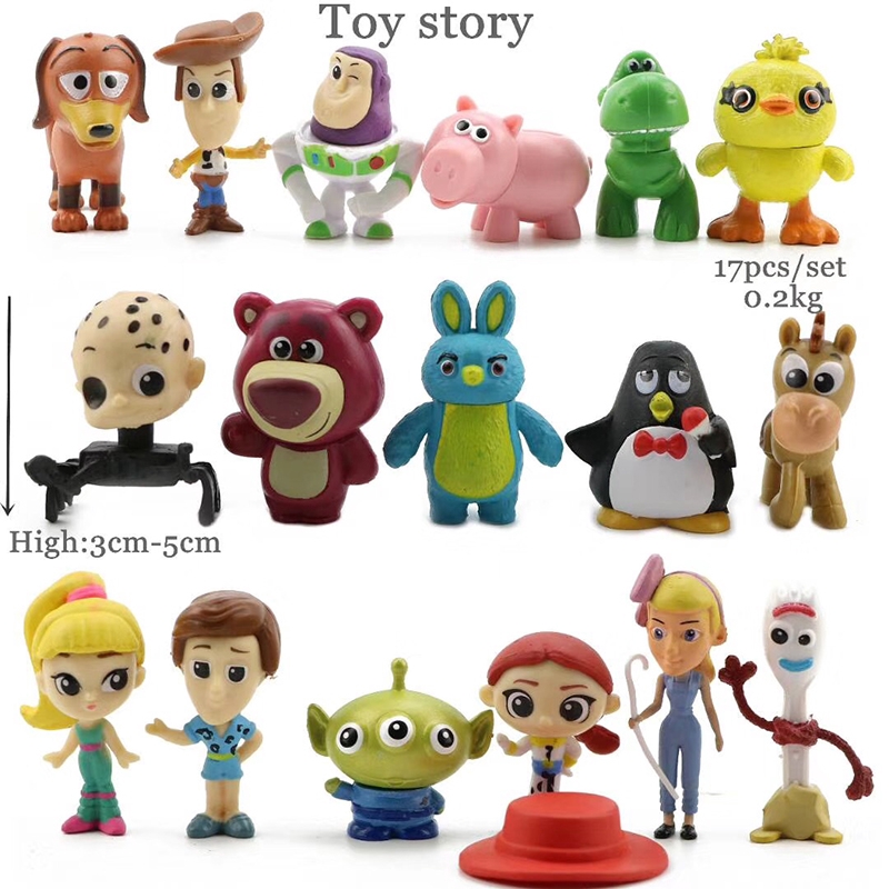 toy story characters toys set