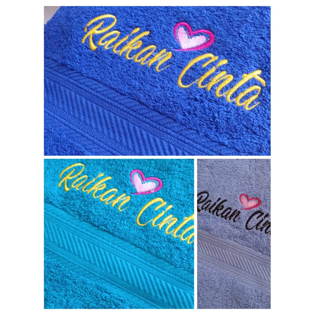 My Towel!! My Towel!! My Towel!! ( Sulam Nama ) Shopee Malaysia