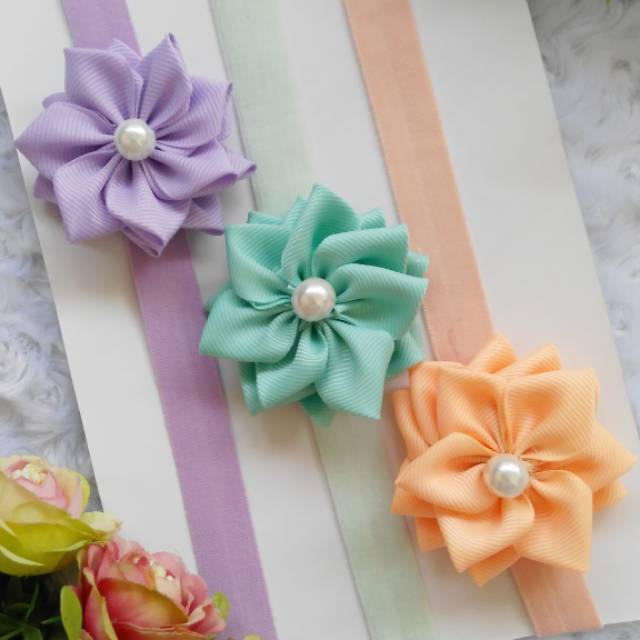 BABYHEADBAND BABYBANDO BEAUTIFUL FLOWER BABY BANDANA