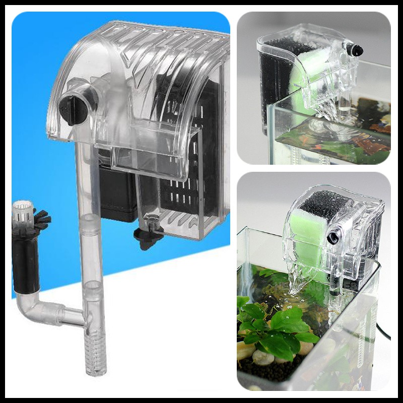 Aquarium Power Filter Waterfall Water Pump Fish Tank Shopee Malaysia