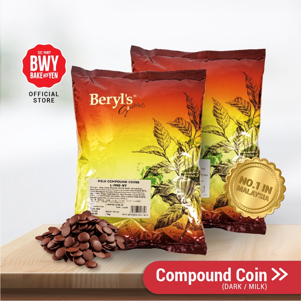 BERYL'S COMPOUND COIN (1KG) / MILK & DARK [HALAL] Shopee Malaysia