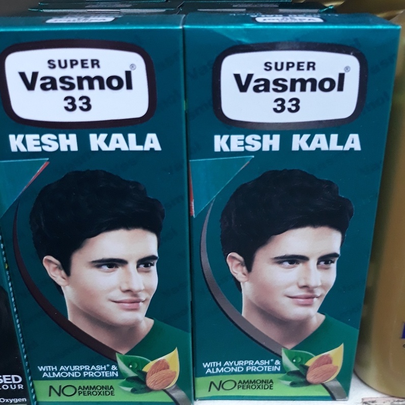 Super Vasmol 33 Kesh Kala With Ayurprash & Almond Protein (100ml)  Readystock | Shopee Malaysia