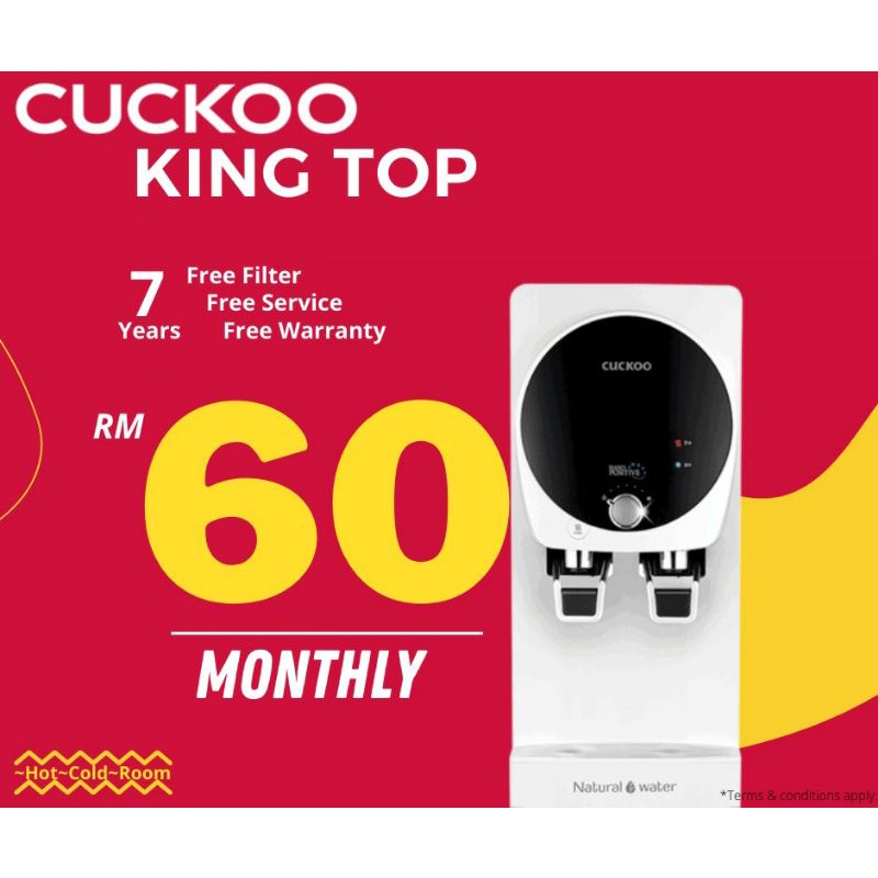 Penapis Air Cuckoo King Top Rm60 Sebulan Shopee Malaysia