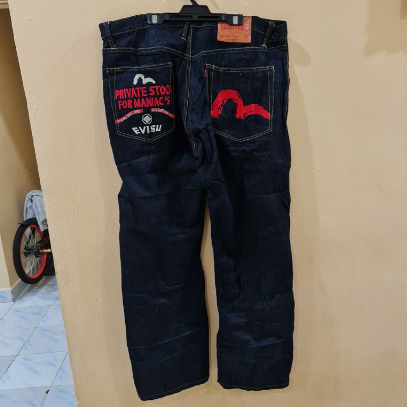 Evisu Heritage Jeans Saiz 40 Panjang 45.5 | Shopee Malaysia