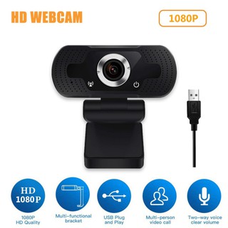 TAKRINK Webcam 1080P Full HD Con Microfono USB – Autofocus E Copertura Privacy, Con Treppiede