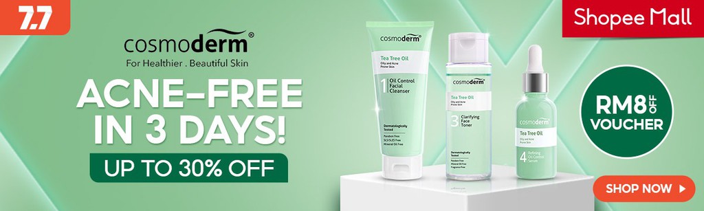 Cosmoderm Official, Online Shop | Shopee Malaysia