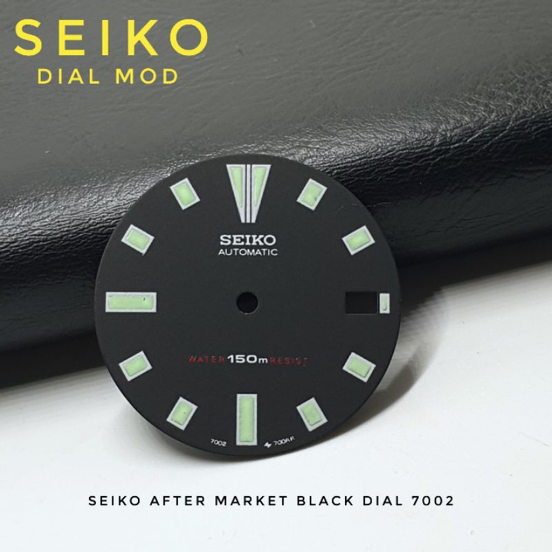 Seiko Diver 7002 Dial After Market Black Dial | Shopee Malaysia