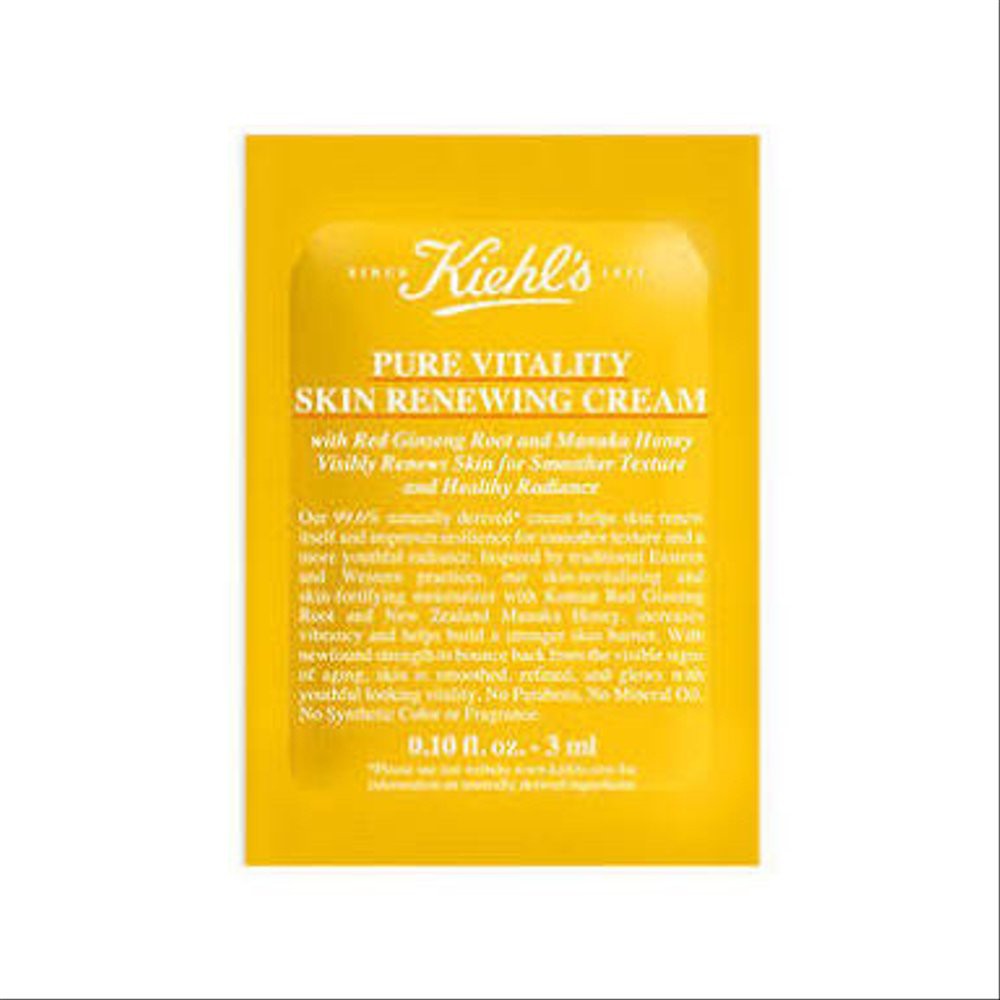 Kiehl S Pure Vitality Skin Renewing Cream 3ml Sachet Shopee Malaysia