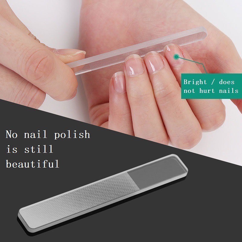 🔥VIRAL🔥Nano Nail Polishing Glass Nail Care Tools Pengilat Kuku Viral Kaca KoreA