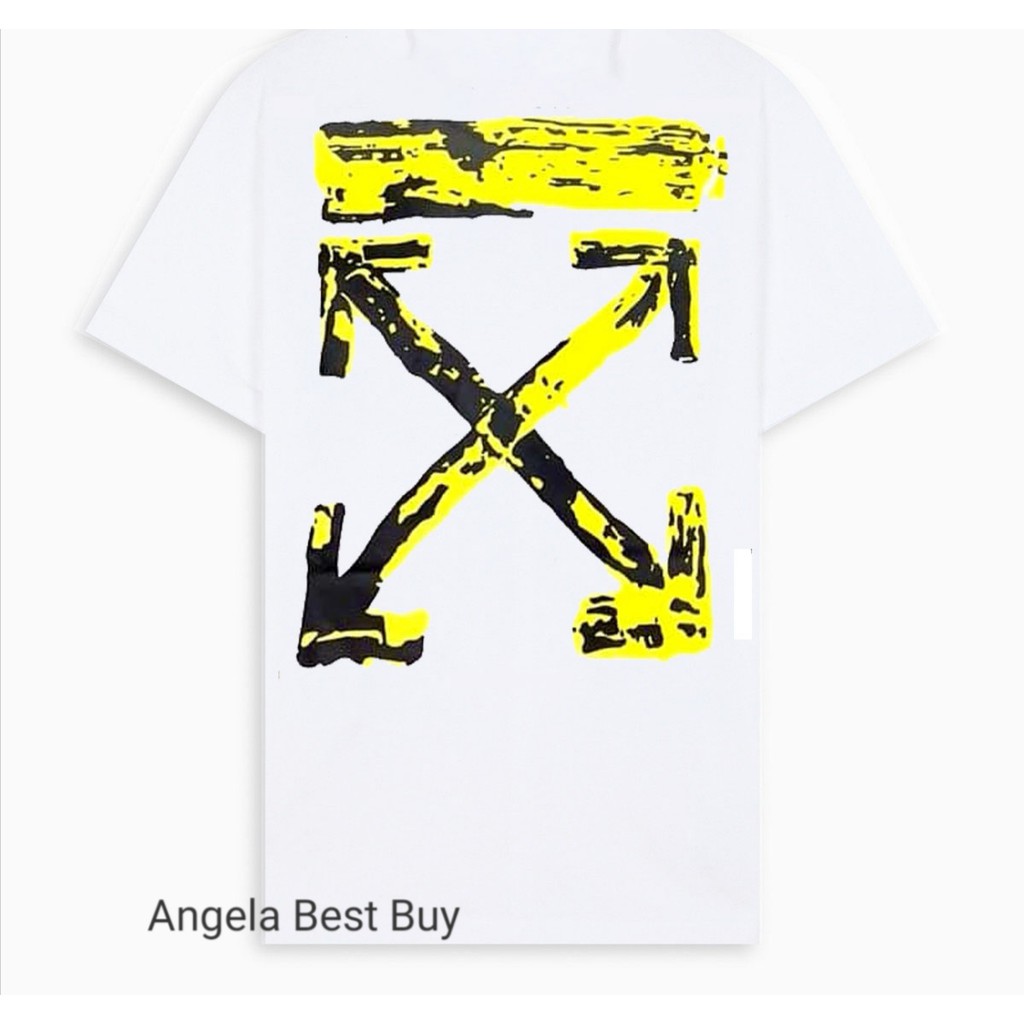Off White c/o Virgil Abloh 3D Painting arrow Tshirt White Size US XLarge 