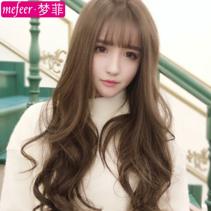 European And American Lady Fleeciness Long Curly Hair Big Wave